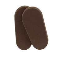 GMS Optical Soft Foam Self-Adhesive Nose Pads for Glasses, Sunglasses, and Eye-wear – 15mm (60 Pair, Coffee)