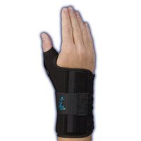Med Spec Ryno Lacer Wrist & Thumb Support, Black Small Right