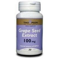Thompson Grape Seed Extract 100mg, 30 Caps, 0.15 Bottle