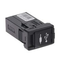 Aupoko 86190-0R010 AUX USB Port Adapter, Auxiliary Audio Input Jack Car Radio Repair Part, Fits for Toyota Corolla Camry Rav4c Tacoma Sienna Avalon Highlander Gas & Hybrid