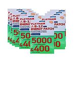 Playhair B12+ Energy Plus Topical Patch – Natural Ingredients, Helps Boost Energy, Release Antioxidants, Reduce Anxiety and Irritability 160 Patch (10 Box)