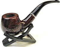 Eclipse Durable Large 5.5" Eteched Wooden Tobacco Herb Smoking Pipe Bowl, PIP37