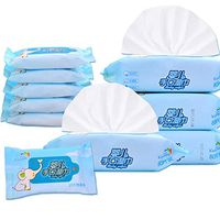 kyofumo 150 PCS Disposable Non-Woven Wet Wipes Baby Hand Cleaning Wipes (Alcohol Free)