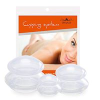 SPEQUIX Silicone Cupping Therapy Set (3 Sizes,3 Pieces) Anti-Slip Silicone Massage Cups Chinese Silicone Cups for Anti Cellulite, Increase Collagen,Weight Loss (White)