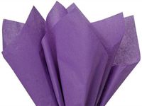 10ct *9 Colors* Tissue Paper for Gift Wrapping 15"x20" Solid Sheets Your Choice (Dark Lavender) nfLG1746
