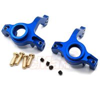 GPM Aluminium Front Knuckle Arm Set Blue For Axial Yeti #YT021-B