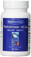 Nattokinase 100 Mg Super Extra Strength - NSK-SD - 2000 FU - 60 Softgels - Allergy Research Group