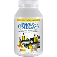 Andrew Lessman Essential Omega-3 Orange 180 Softgels - High Potency Omega-3 Oils. High DHA, No Fishy Aftertaste, No Stomach Upset, No Contaminants, No Mercury. Small Easy to Swallow Softgels