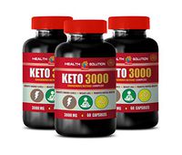 Boost Energy Supplement - Keto 3000 MG - EXOGENOUS Ketone Complex - Keto Vitamin Capsules - 3 Bottles 180 Capsules