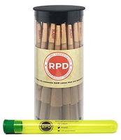 Bundle - 2 Items - 50 RAW Natural King Size Cones with Rolling Paper Depot XL Kewl Tube