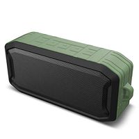 Wireless Bluetooth Speakers, Portable Waterproof Ipx7 Outdoor Speakers Bluetooth 5.0 for Softphone and Mobile Phone,Louder Volume, Crystal Clear Stereo Sound, Rich Bass (Green)
