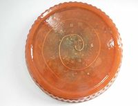 1 Copper XL Ridge Large Charging Plate Crystal Orgone Generator Energy Accumulator 528Hz/7.83Hz/Advance Harmonics (9 1/8"WB-231mm 1 1/2"H-38mm, Copper)