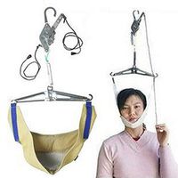 JM-D Neck Traction Home Over Door Neck Spinal Decompression Devices Orthopedic Traction Orthopedic Physical Therapy Machine Set for Spinal Pain Relief Adjustable