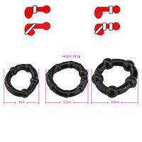 Men Silicone Massage Flexible Exercise Band Timedelay Toy Hs1-47