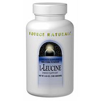 L-Leucine Powder 100 Gram Source Naturals, Inc. 3.53 oz. Powder