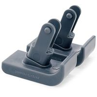 New 'Click & Go' Ski Glides for Able Life Space Saver Travel Walker - Gray - 1 Pair …