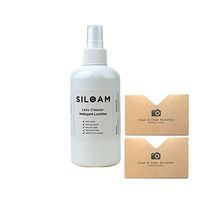 [8.5 OZ] "Siloam" Lens Cleaner Kit - ULTRA PREMIUM QUALITY Lens Cleaner Fluid & 2 Microfiber Cleaning Cloths(Best for Glasses, Screens, and all Lens.)
