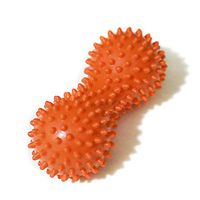 1PC Massage Peanut Massage Ball for Tight Yoga Fitness Spiky Massage Balls Deep Tissue Massager Tool (Orange)