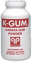 Parthenon K-Gum Karaya Gum Powder 3Oz Puff Bottle (1 Each)