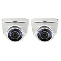 Alibi 2 Pack 2.0 MP HD-TVI 65' IR Indoor Dome Security Camera with 2.8mm Wide Angle Lens