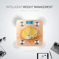 Bluetooth Body Fat Scale Happy Fox Relax On Leaves Smart Wireless Scale with LCD Display Measuring Body Weight Bmi and Health Digital Scale