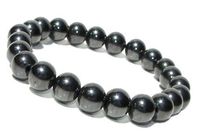 Roger Enterprises Women's Hematite Magnetic Bead Bracelet
