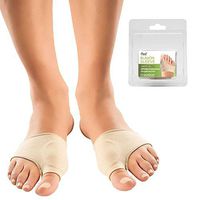 2Pcs Bunion Corrector Sleeves – Bunion Pads for Bunion Relief Brace Protector Bootie Toe Separator Orthopedic Bunion Corrector for Hallux Valgus Correction – for Daytime and Night Wear