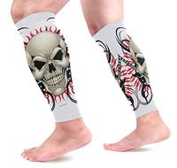 LEVEIS Sugar Skull Music Gutar Arm Sleeves UV Protection for Men Women Sunblock Protective Gloves Running Golf Cycling Driving Long Arm Cover 1 Pair