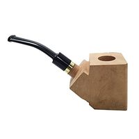 FULUSHOU Tobacco Pipe Mediterranean Briar Wood Block - Semi-Finished Tobacco Pipe -Style 1