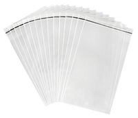 D'S YUANYISHI 3.5"x8" OPP Transparent Resealable Cello Bags Cellophane Bags for Candy Bread Chocolate Jelly Packaging Bags Bakery Bags Strip 100PCS