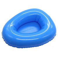 Anti-Decubitus Inflatable Cushion Toilet Seat Comfortable Inflatable Seat Elderly Rest Inflatable Potty Home,Blue