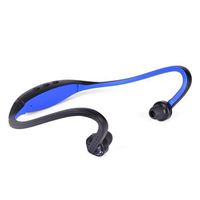 Behind-the-Neck Sporty Durable Bluetooth v3.0 Wireless Earphones Headset-Black