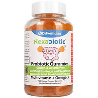 DrFormulas Immune Probiotic Gummies with Multivitamins for Kids and Adults with Vitamin C | Nexabiotic with B12, Omega 3, Minerals, Biotin, Folate, Methylcobalamin, Kosher Vegetarian, 120 Count