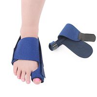 ROSENICE Big Toe Splints Bunion Corrector Toe Separator Straightener 1 Pair(Blue)