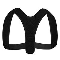 TiaoBug Unisex Adjustable Back Support Brace Posture Corrector Shoulder Brace Clavicle Support for Women & Men