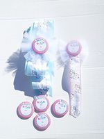 Gender Reveal Baby Shower Party Themed Sash and Buttons For Mom and Dad and Guest (Pink and Blue)