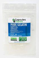 Capsules Express- Size 4 Clear Empty Gelatin Capsules 100 Count - Kosher and Halal Certified - Gluten-Free Pure Bovine Gelatin Pill Capsule - DIY Powder Filling