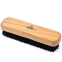 Kent CC2 Finest 100% Handcrafted Black Boar Bristle Cherrywood Clothes Brush and Travel Size Lint Remover for Cashmere, Wool, and Silk - Sweater Fuzz Remover, Suede Brush, and Lint Brush for Pet Hair