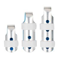 Aluminum Finger Splint, Teroys Metal Finger Support Brace for Broken Fingers Straightening Arthritis 3-Size Pack