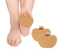 Gel Forefoot Pads, Metatarsal Ball of Foot Cushions, Soft Orthotic Half Insoles, Metatarsal Support Protectors, Shock Absorbing Anti-slip Inserts - Neuroma Callus Blisters Forefoot Pain (skin)