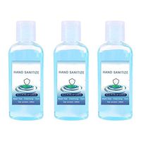 Hand Sanitizer Gel Travel Size No-Rinse Effective 99.9% Skin Cleansing, Lovor Wash Free Hand Soap Gel 100ML, Portable Household Gentle Hydrating Cleaning Hand Sanitizer, Non-irritating (3 Pcs)