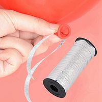 AUNMAS 100 Yards Balloons Ribbons with Sparkling Sequin Reflective Shining Curling Ribbons for Birthday Wedding Party Decoration DIY Gift Wrapping Supplies (3#)