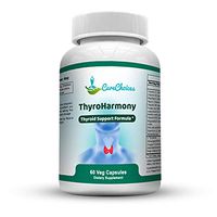 ThyroHarmony Thyroid Support with Iodine- B12, L-Tyrosine, Selenium, Zinc, Ashwagandha and More - Energy, Focus and Metabolism -GMO& Gluten Free