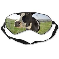 Sleep Mask Cow Eye Cover Blackout Eye Masks,Breathable Blindfold