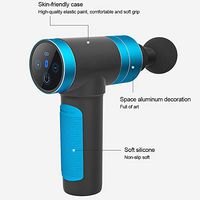 YOUQING Muscle Massage Gun,Powerful Handheld Electric Body Massager for Pain Relief and Tension with 4 Massager Head 5 Speed Control with LCD Touchscreen