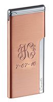 Personalized Caseti Elegante Ultra-Slim Cigarette Lighter, Flat Torch Flame