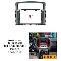 9 Inch Double DIN Installation Dash Kit For MITSUBISHI Pajero 2006-2016 Install Mount kit Car Frame Car Stereo EZoneTronics