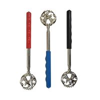 Set of 3 Eagle Extendable and Telescopic Back Scratchers with Metal Bear Claw - Multicolor
