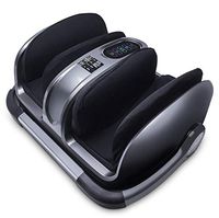 Miko Foot Massager Reflexology Machine with Shiatsu Massage Settings, Vibration, Kneading, Heat and Adjustable Bar for Feet, Ankles, Calf, for Plantar Fasciitis, Neuropathy, Tired Muscles