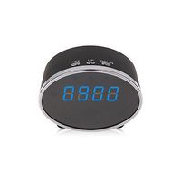 1080p HD DVR Night Vision Spy Nanny Cam Motion Activated Table Clock Security Hidden Camera IR Night Vision Spy Camera Secret Camera Security Camera 1 Year Replacement Grantee